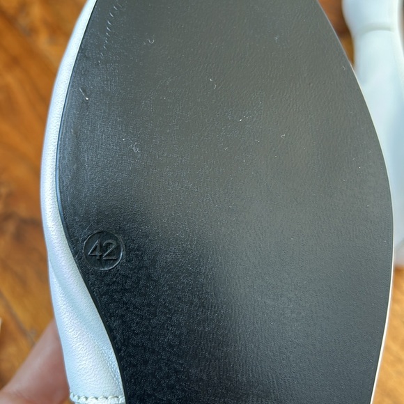 EUC French Sole New York FS/NY ballet flats white 42 or 10.5 - Picture 6 of 7